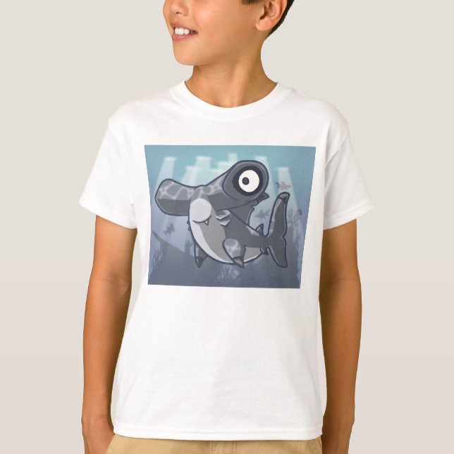 T-shirt Chemise de requin de poisson-marteau (Devant)