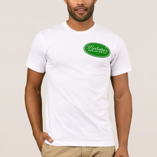T-shirt chemise de restaurant (Devant)