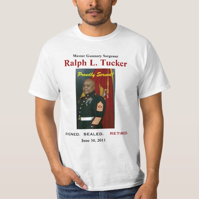 T-shirt Chemise de retraite de Ralph Tucker (Devant)