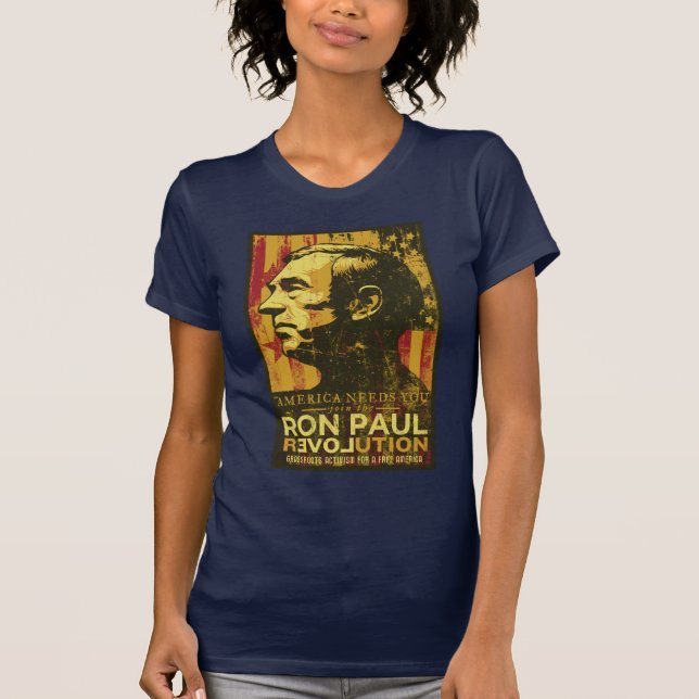 T-shirt Chemise de révolution de Ron Paul (Devant)
