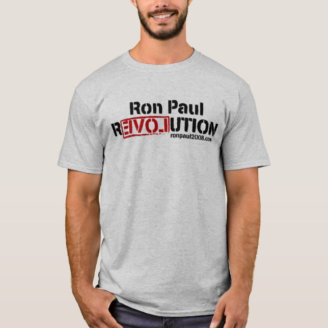 T-shirt Chemise de révolution de Ron Paul (Devant)