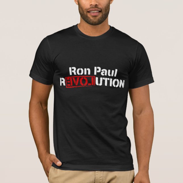 T-shirt Chemise de révolution de Ron Paul (Devant)