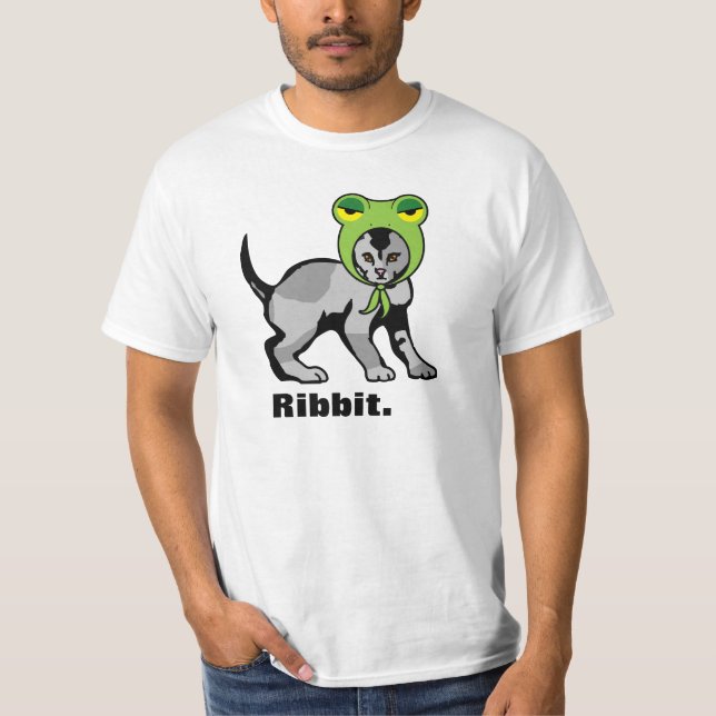 T-shirt Chemise de Ribbit LOLcat (Devant)