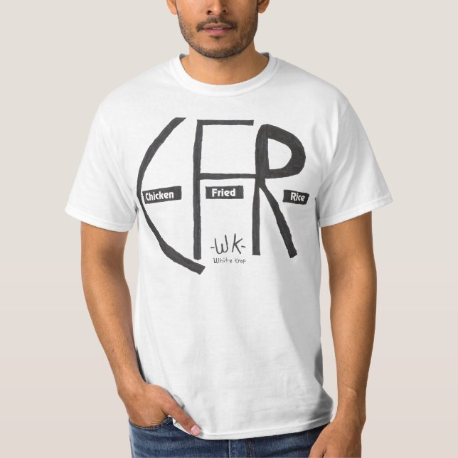 T-shirt Chemise de riz frit de poulet (Devant)