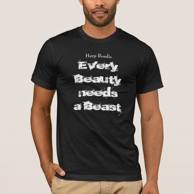 T-shirt Chemise de Roadie d'harpe (Devant)