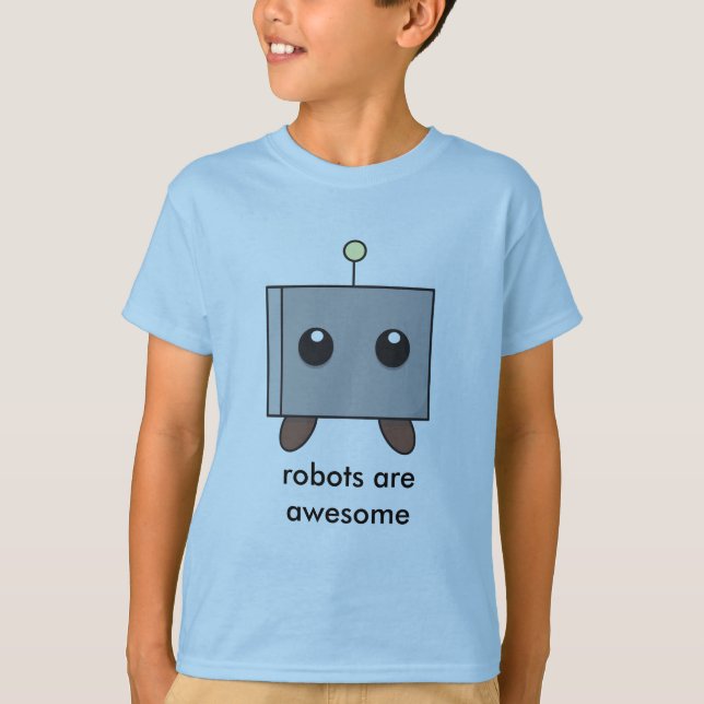T-shirt Chemise de robot (Devant)