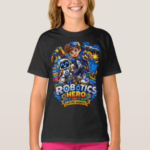 T-shirt Chemise de robotique pour enfants   Robot d'ingéni