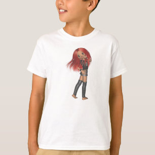 T-shirt Chemise de rocker punk d'Anime