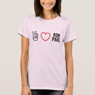 T-shirt Chemise de Ron Paul d'amour de paix