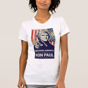 T-shirt Chemise de Ron Paul Thomas Jefferson