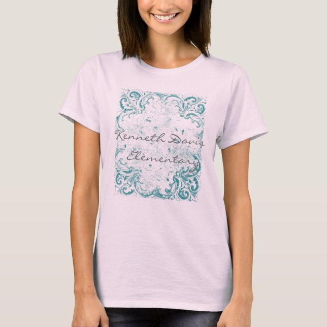 T-shirt chemise de rouleau, Kenneth Davis    élémentaire (Devant)