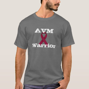 T-shirt Chemise de ruban de Bourgogne de guerrier d'AVM