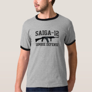 T-shirt Chemise de Saiga 12K - la défense de zombi
