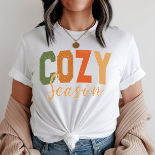 T-shirt Chemise de Saison Cosy, Sweatshirt d'Automne et d'