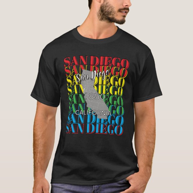 T-shirt Chemise de San Diego  (Devant)