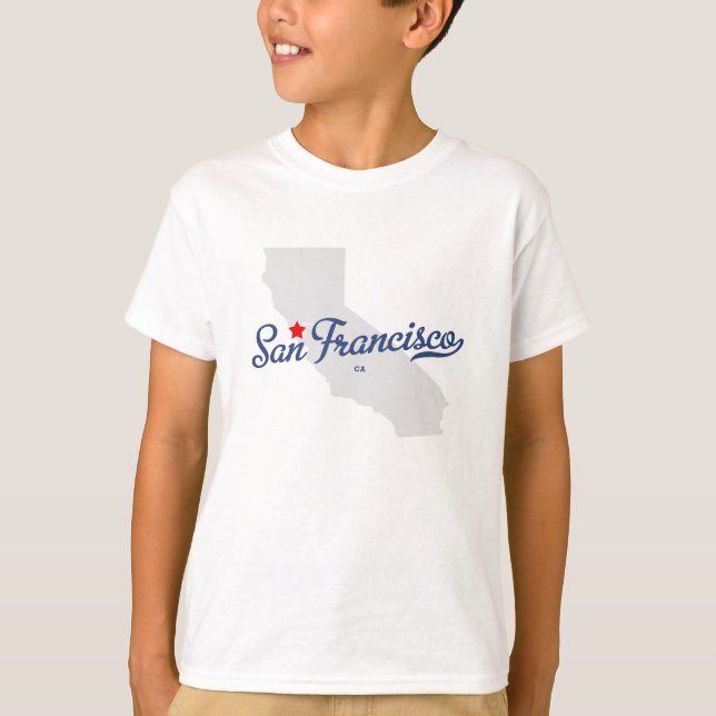 T-shirt Chemise de San Francisco Ca (Devant)