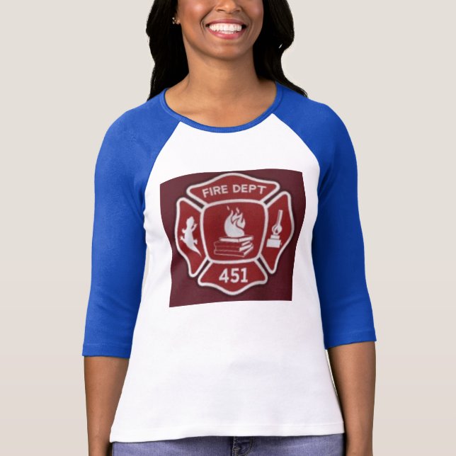 T-shirt Chemise de sapeur-pompier de Montag de type (Devant)