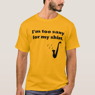 T-shirt Chemise de saxophone