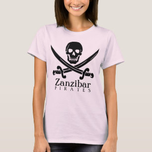 T-shirt Chemise de Scull de Zanzibar Pirates