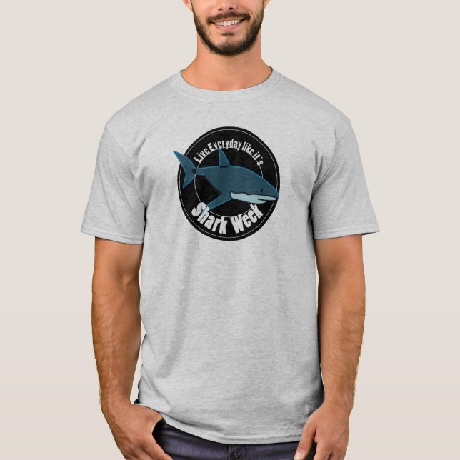 T-shirt Chemise de semaine de requin (Devant)