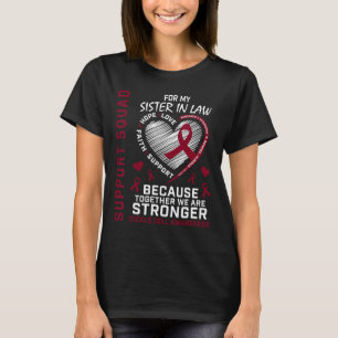 T-shirt Chemise de sensibilisation à la faucille Soeur en