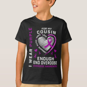 T-shirt Chemise de sensibilisation à la fin des overdoses