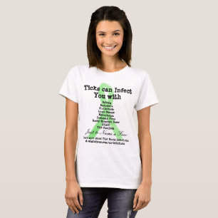 T-shirt Chemise de sensibilisation à la maladie de Lyme et