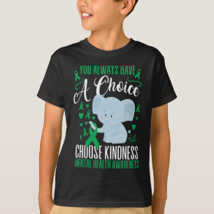 T-shirt Chemise de sensibilisation à la santé mentale des