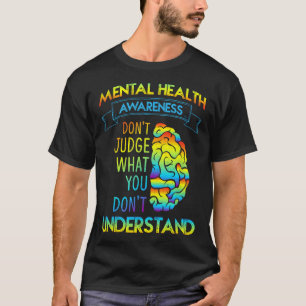 T-shirt Chemise De Sensibilisation À La Santé Mentale Fin