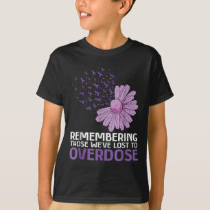 T-shirt Chemise De Sensibilisation À La Surdose En Mémoire
