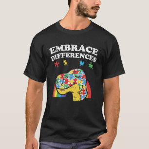 T-shirt Chemise de sensibilisation à l'autisme Différences
