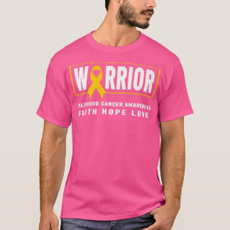 T-shirt Chemise de sensibilisation au cancer de l'enfance
