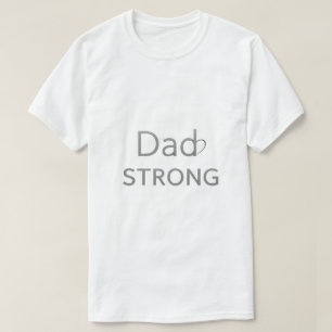 T-shirt Chemise de sensibilisation au cancer de papa fort