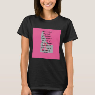 T-shirt Chemise de sensibilisation au cancer du sein dans