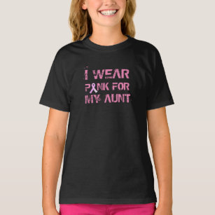 T-shirt Chemise de sensibilisation au cancer du sein rose 