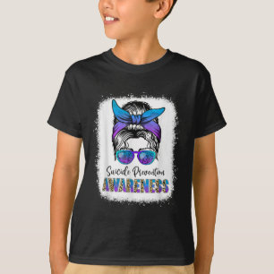 T-shirt Chemise de sensibilisation au suicide Messagerie B