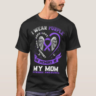 T-shirt Chemise de sensibilisation au surdosage en mémoire