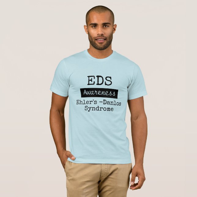 T-shirt Chemise de sensibilisation au syndrome EDS Ehlers- (Devant entier)