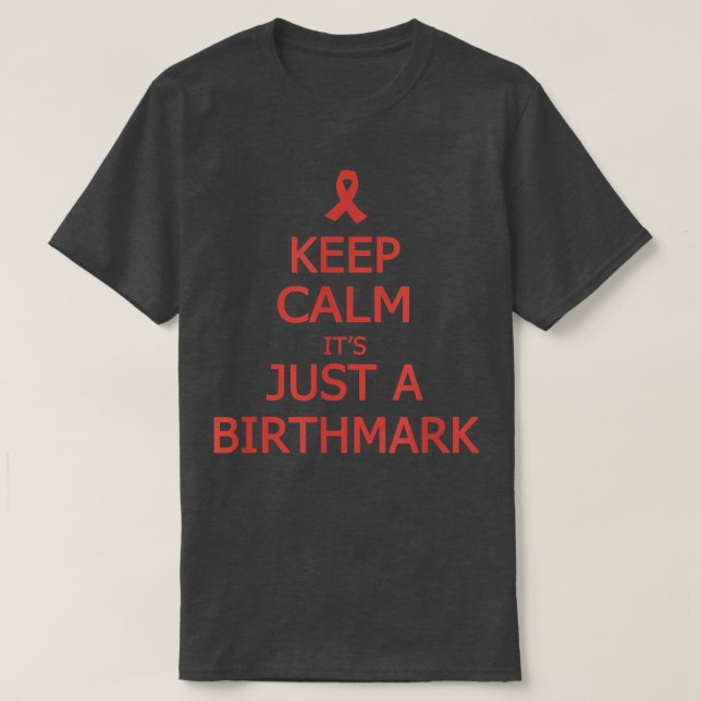 T-shirt Chemise de Sensibilisation Birthmark pour garder l (Design devant)