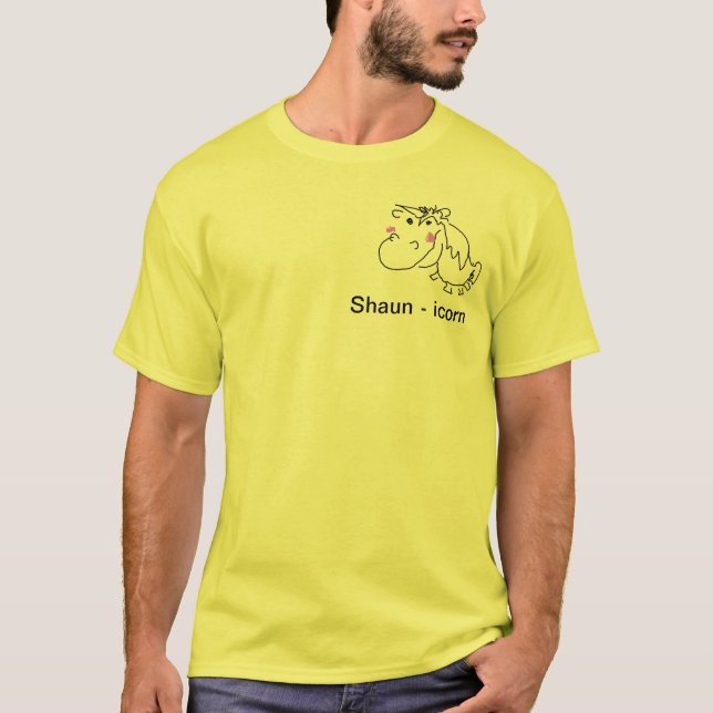 T-shirt Chemise de Shaunicorn (Devant)