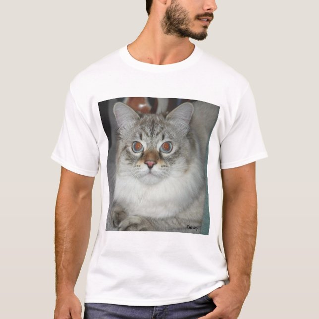 T-shirt Chemise de Sibérien de point de Lynx (Devant)