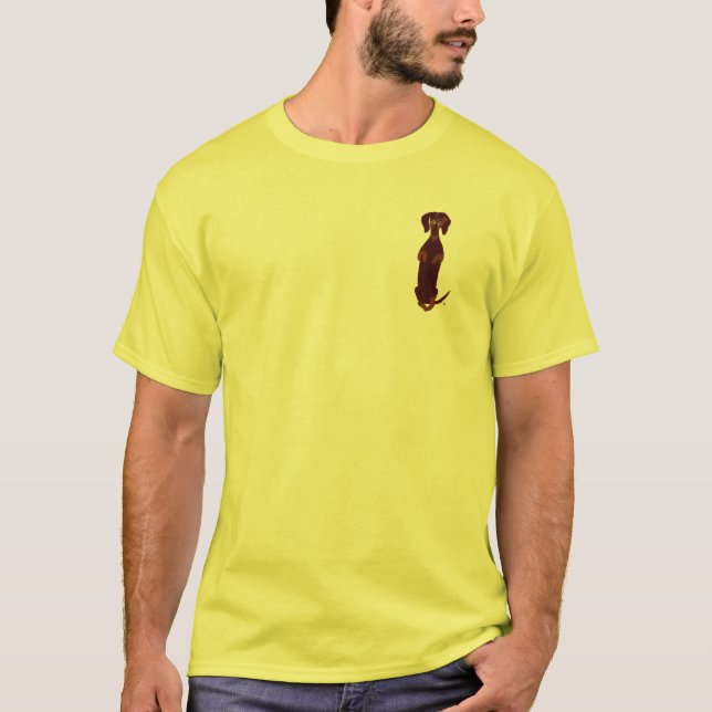 T-shirt Chemise de Sidney de teckel (Devant)
