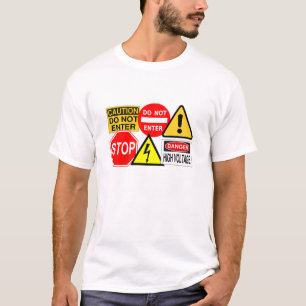 T-shirt Chemise de signalisation - choisissez le style et