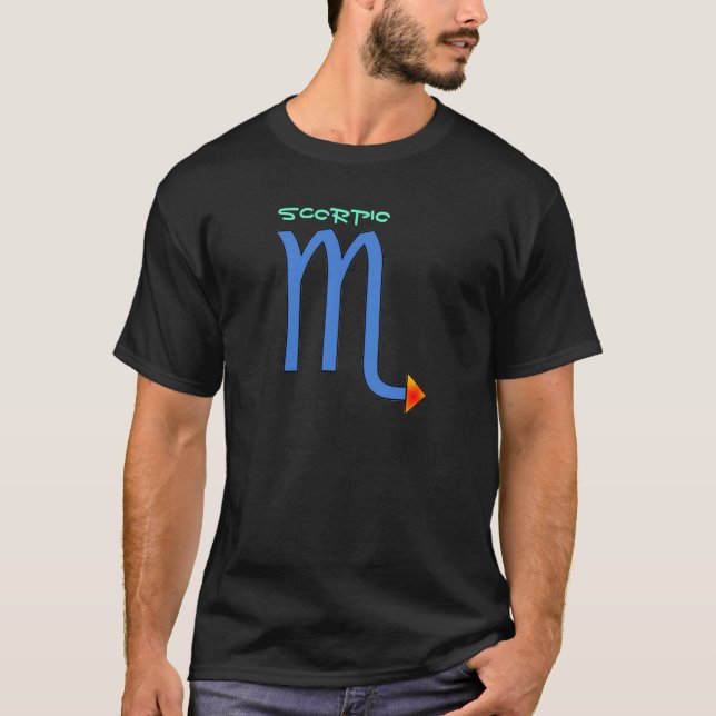 T-shirt Chemise de signe de zodiaque de Scorpion (Devant)