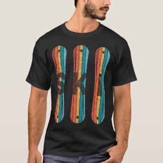T-shirt Chemise De Ski vintage Pour Hommes Femmes 80s 90s 
