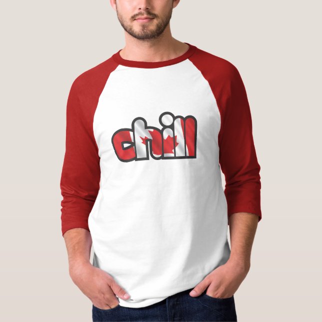 T-shirt Chemise de Sleve du froid 3/4 (Devant)