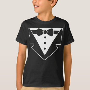 T-shirt Chemise de smoking amusante pour enfants