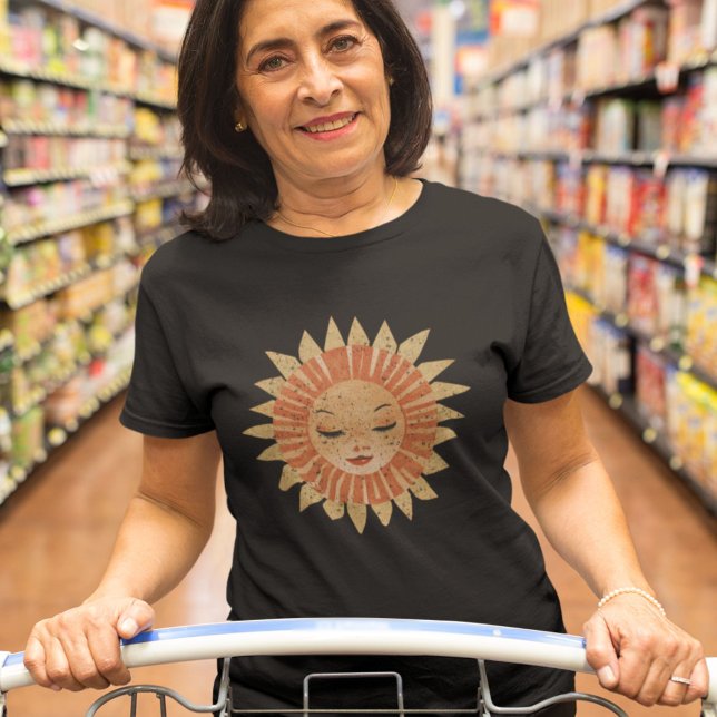 T-shirt Chemise de soleil céleste, Chandail Boho pour femm (Créateur téléchargé)