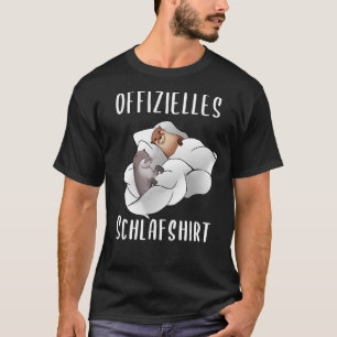 T-shirt Chemise de sommeil avec deux pyjamas de loutres de