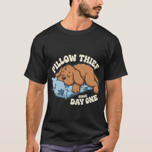 T-shirt Chemise de sommeil drôle pour chien Pillow Thief P
